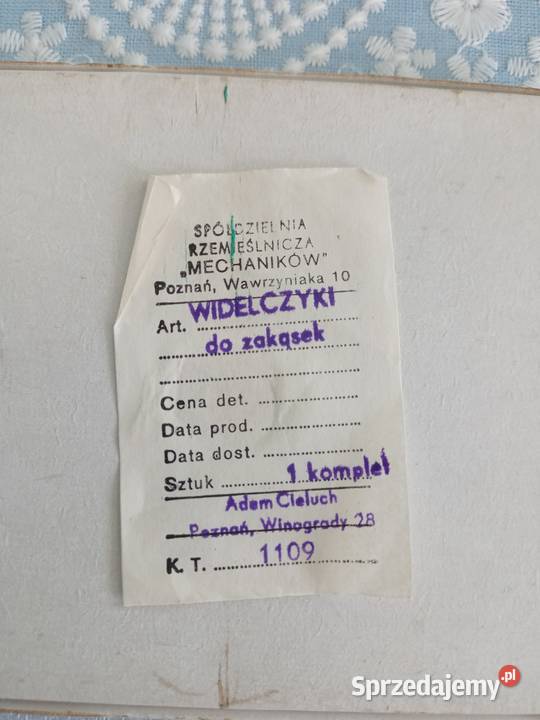 Widelczyki do zakąsek PRL Pozostałe wielkopolskie Poznań sprzedam