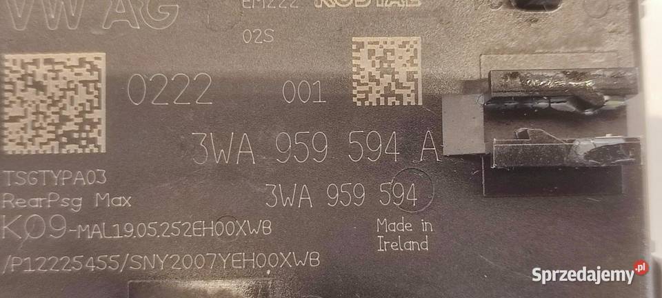 SKODA SUPERB 4 MODUŁ DRZWI 3WA959594A