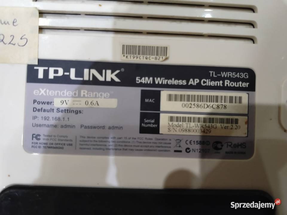 Sprzedam dwa Routery Huawei i TP Link Internet i komunikacja