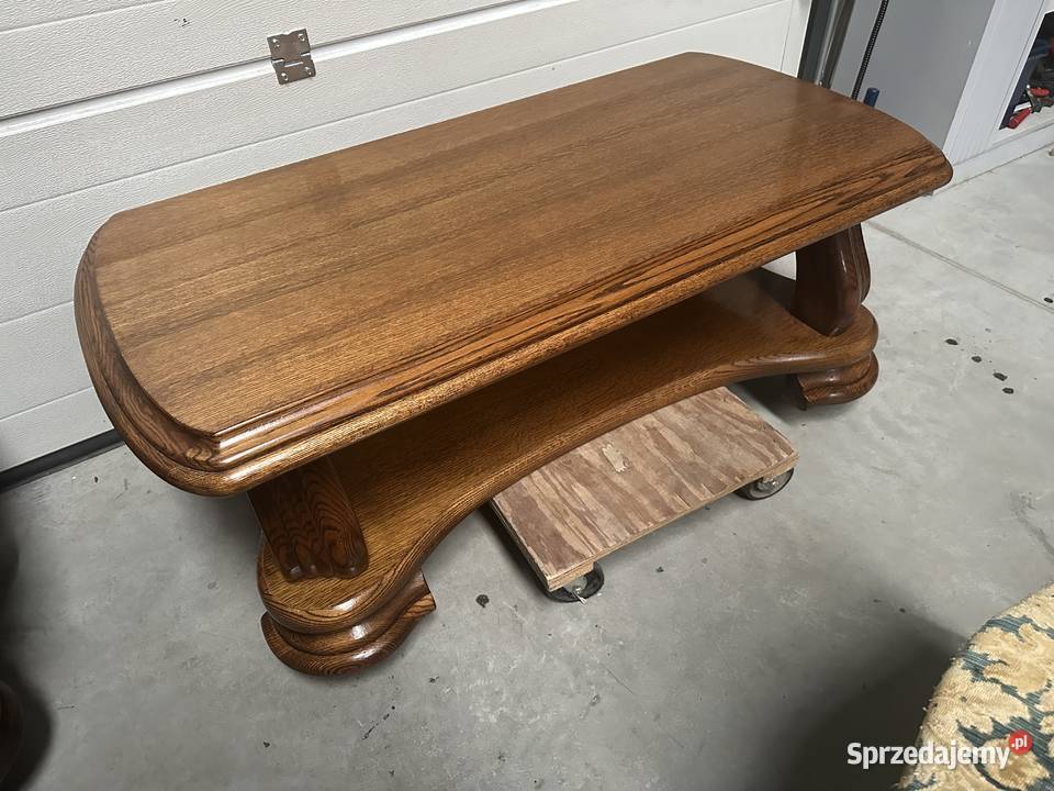 Masywna dębowa ława rustykalna 138 Sławoszewek sprzedam