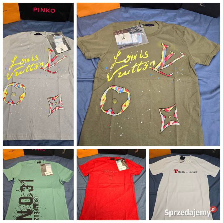 Koszulka męska th Prada icon lv kolory tshirt Wadowice