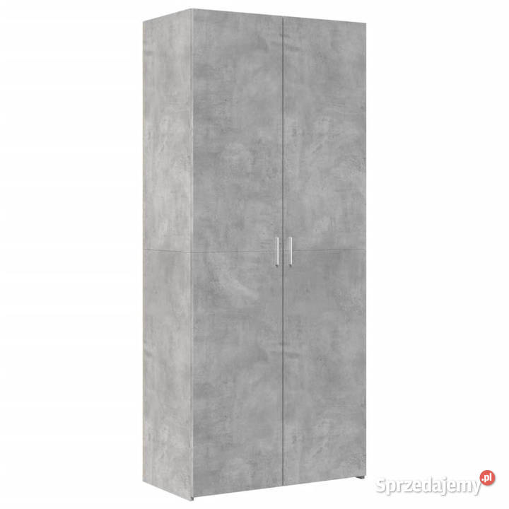Wysoka szafka szarość betonu 80x425x185 Warszawa sprzedam