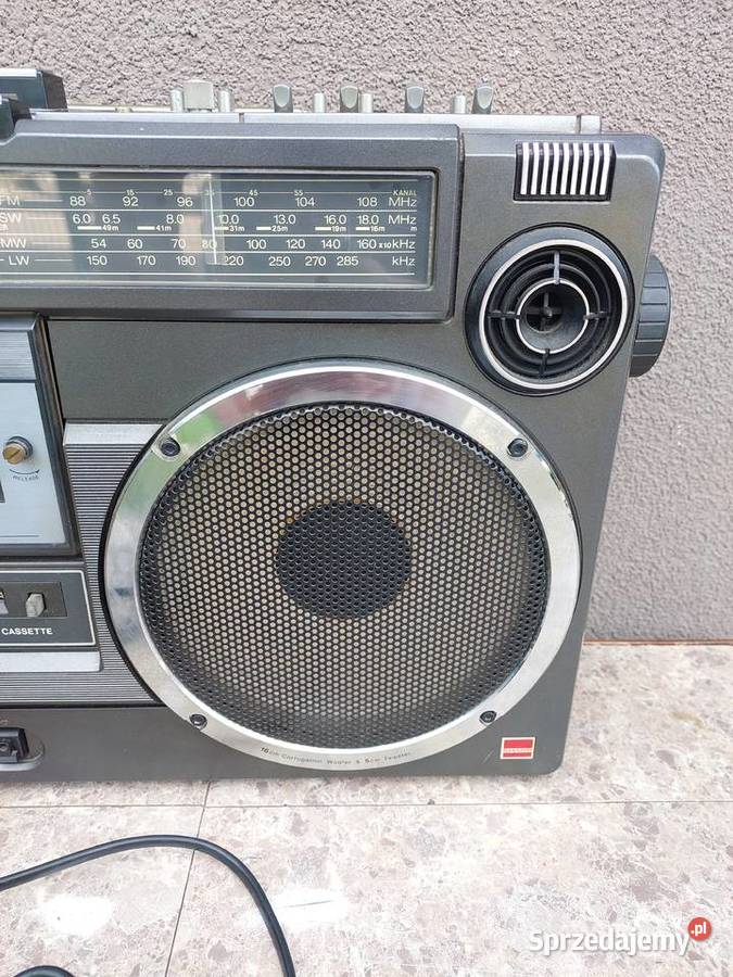 Stary radiomagnetofon boombox Sharp GF9191 HB Tczew