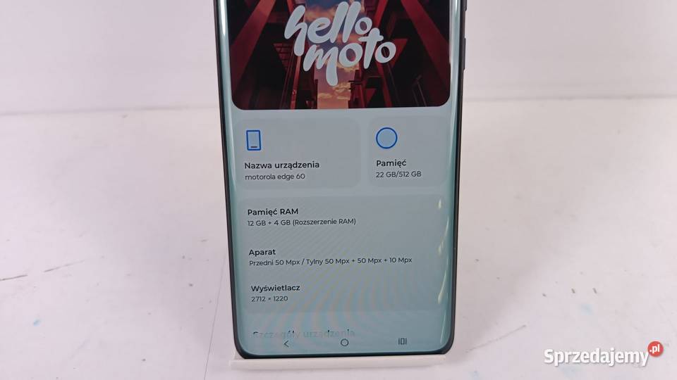 Smartfon MOTOROLA Edge 60 5G 12512GB Katowice