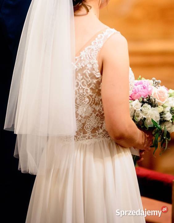 Suknia ślubna sonia II 36 s Odzież ślubna