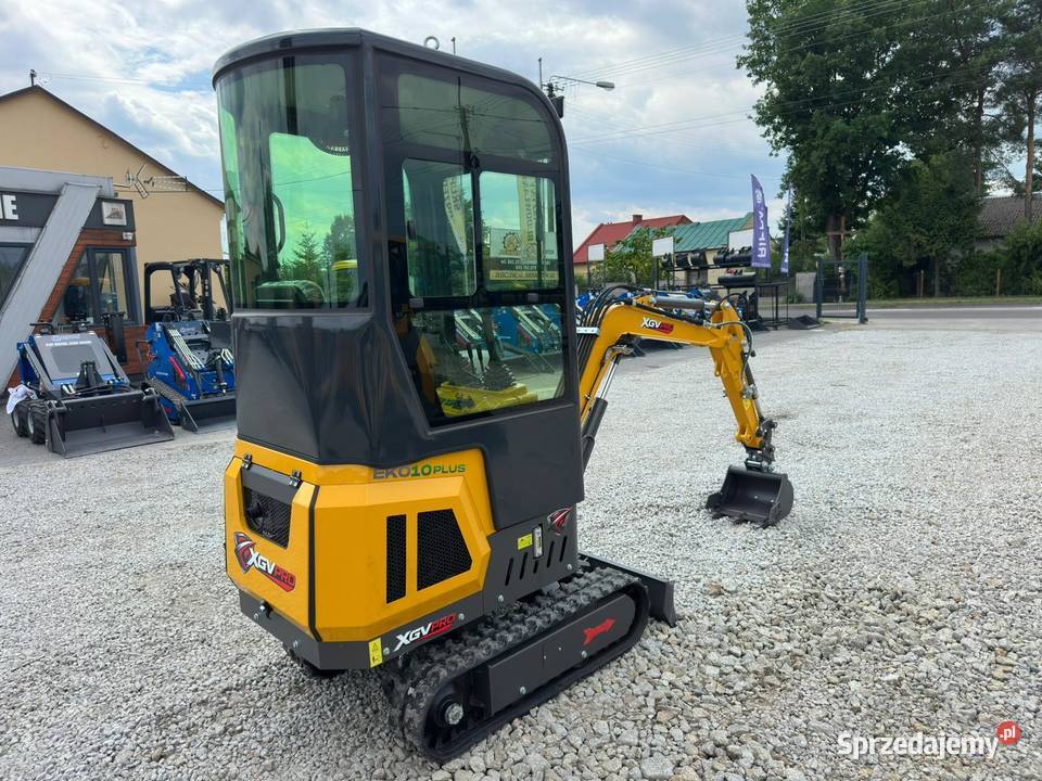 Nowa Minikoparka XGV EKO10 PLUS z 2026r Waga Koparki Złoczew