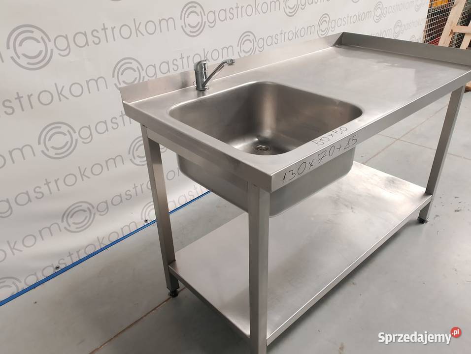 Stół ze zlewem i półką rant TP 130x70 Wrocław sprzedam