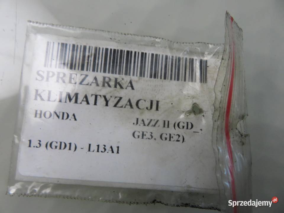 KOMPRESOR KLIMATYZACJI HONDA JAZZ II 13 L13A1 małopolskie