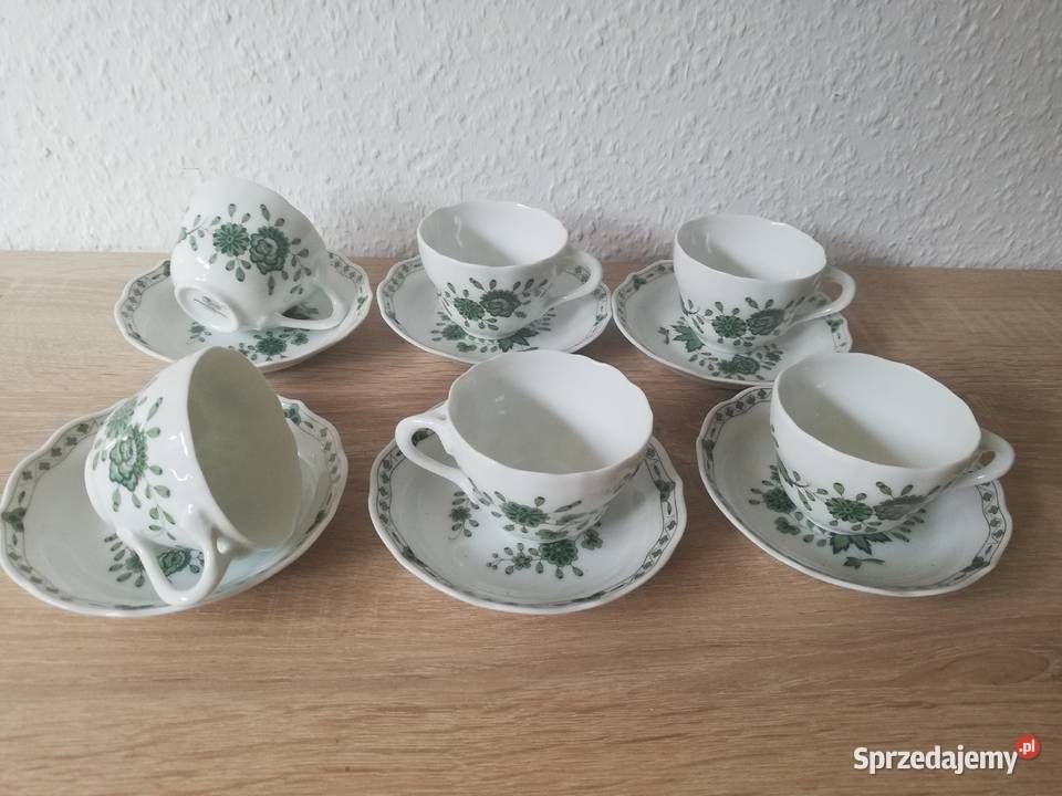 Filiżanki z podstawki Hutschenreuther Porcelana i szkło Gorlice