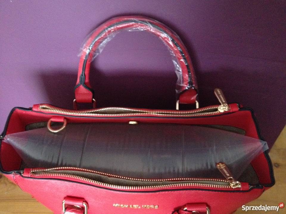 MICHAEL KORS SUTTON CZERWONA NOWA DOSTAWA 24 H Na ramię