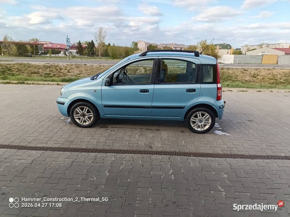 Fiat panda 2 2005r 12 Ben wspomaganie klimatrnik 4/5 Włodawa