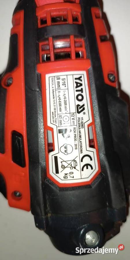 Polerka akumulatorowa Yato YT82903 12V lubelskie Lublin