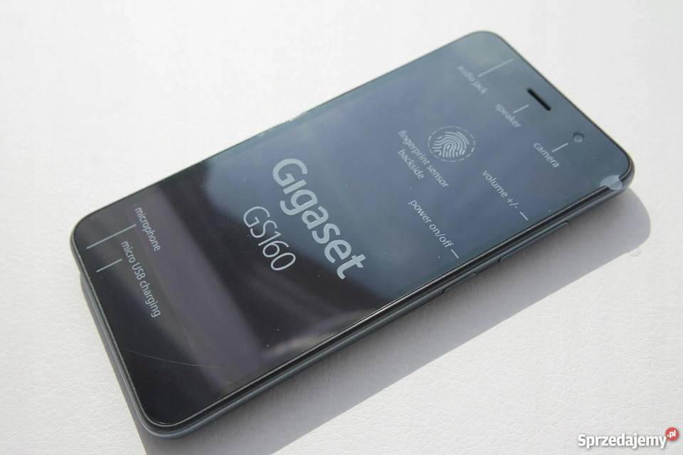 Smartfon GIGASET GS160 Android60 dualSIM Radio
