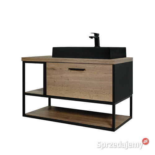 Szafka pod umywalkę 1001s z blatem wisząca loft Biłgoraj