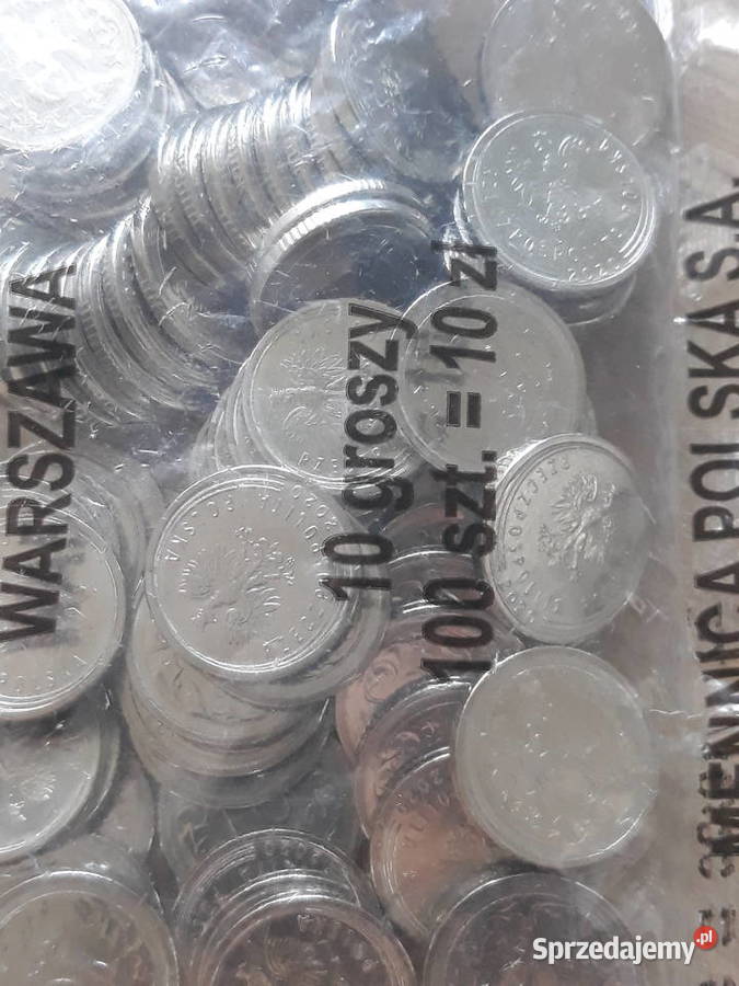 10 groszy 2020 r menniczy woreczek 100 sztuk Konin sprzedam