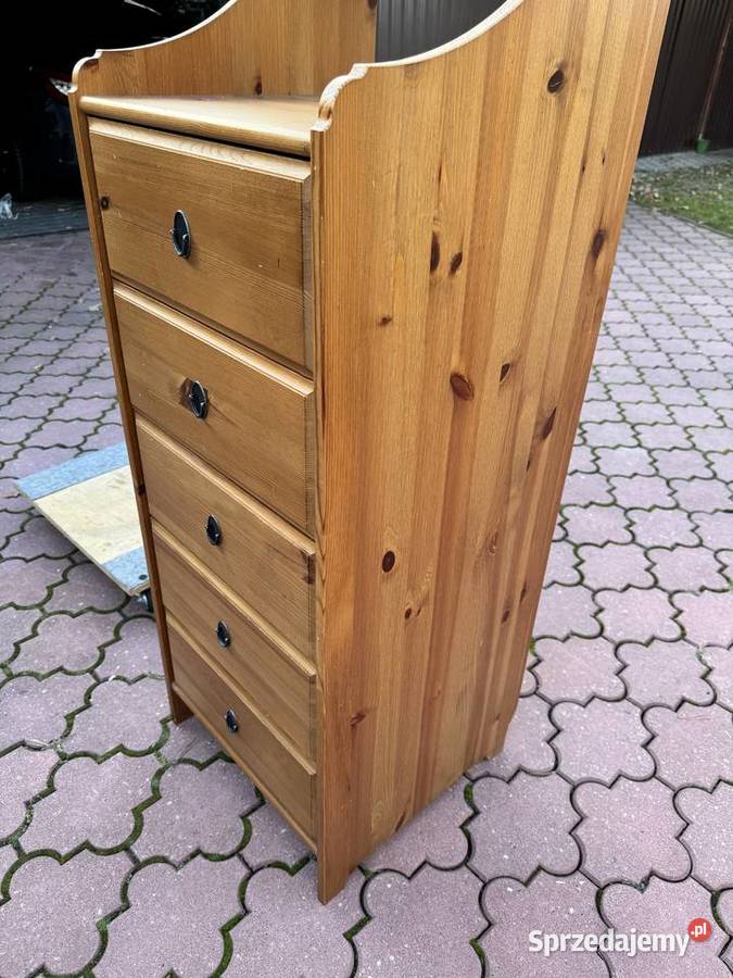 Szafka słupek Leksvik szuflady komoda Ikea regał Garwolin