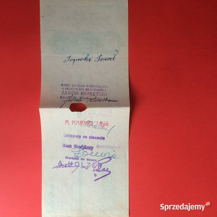 1528 Weksel Wystawiony W Krakowie 25 Szczecin