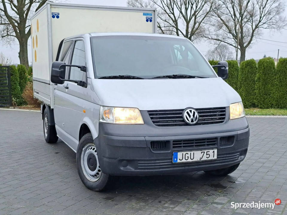 Volkswagen Transporter zadbany udokumentowany podgrzewane fotele mazowieckie Zwoleń