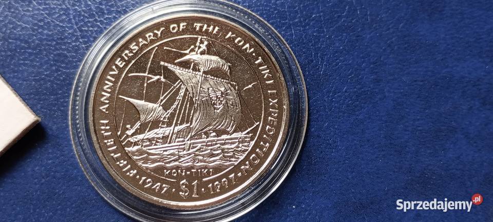 Stare monety 1 dolar 1997 Liberia Lesko sprzedam