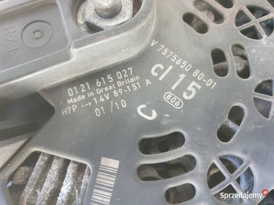 ALTERNATOR Mini One R56 14 16V VTi 0121615027 Chełm