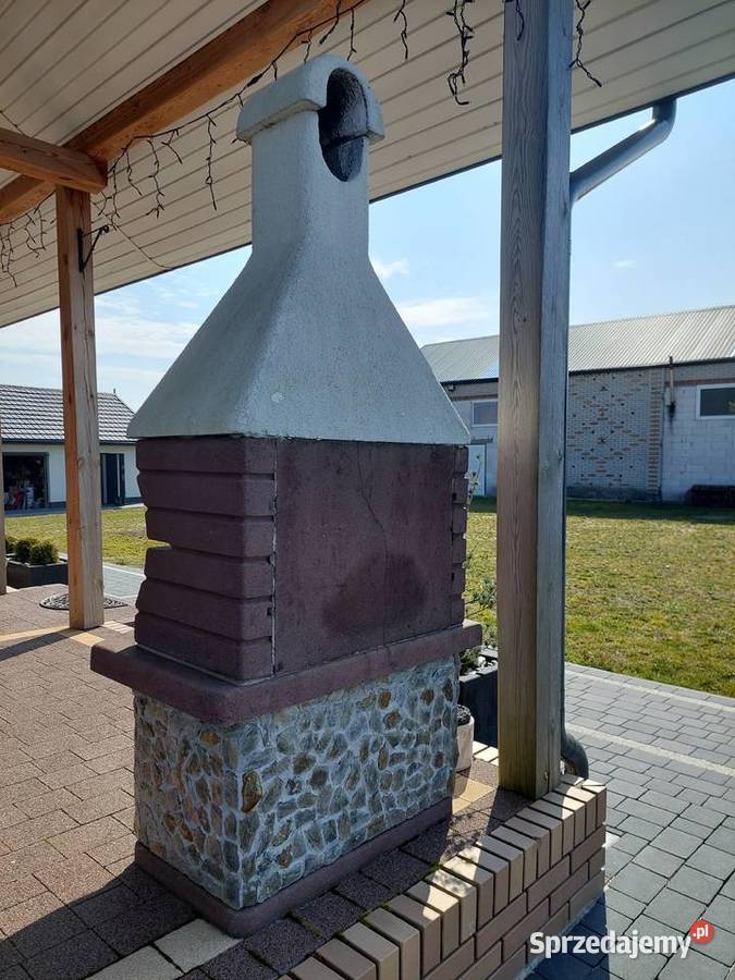 Gril ogrodowy betonowy Grillowanie Puchaczów