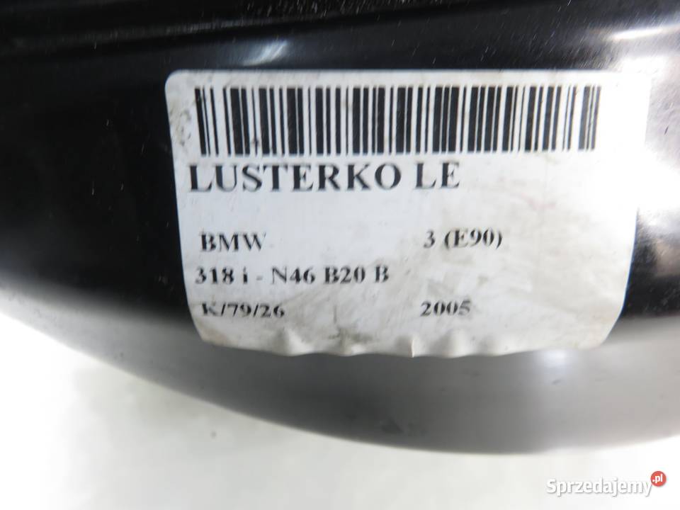 LUSTERKO LEWE BMW 3 E90 5 PIN 475 BLACK SAPPHIRE małopolskie