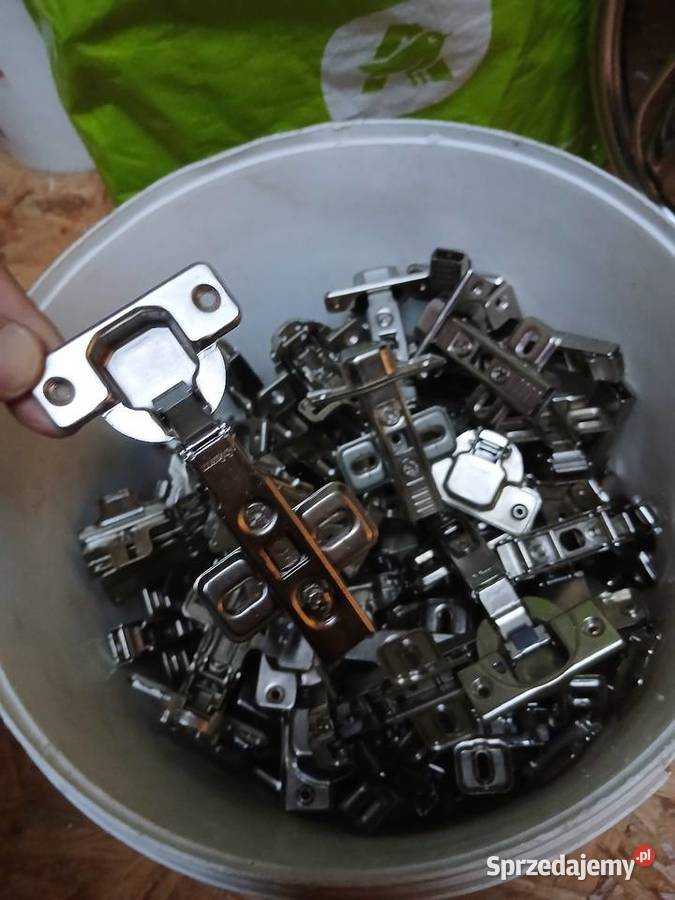 Zawiasy do mebli kompletne regulowane ok 50 70 Radzymin