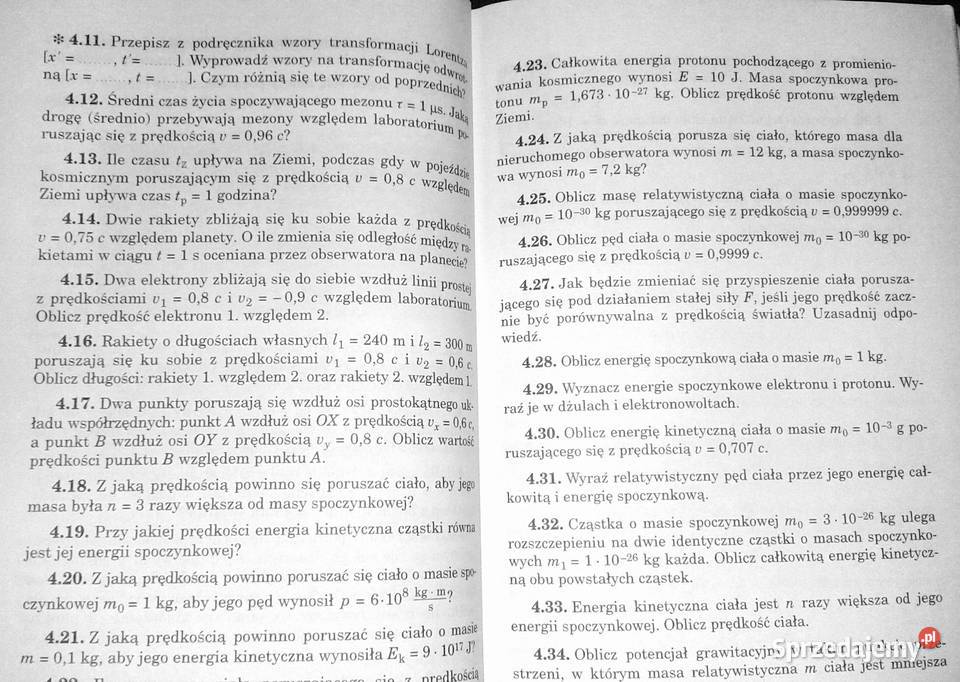 Zbiór zadań z fizyki kl 2 szkoły średniej Bogdan lubelskie Chełm
