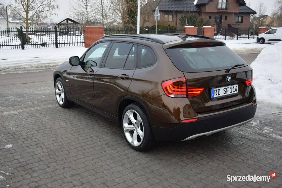 BMW X1 20D 177 Navi Kamera 2 KPL KÓŁ Brązowy diesel podkarpackie Majdan Sieniawski