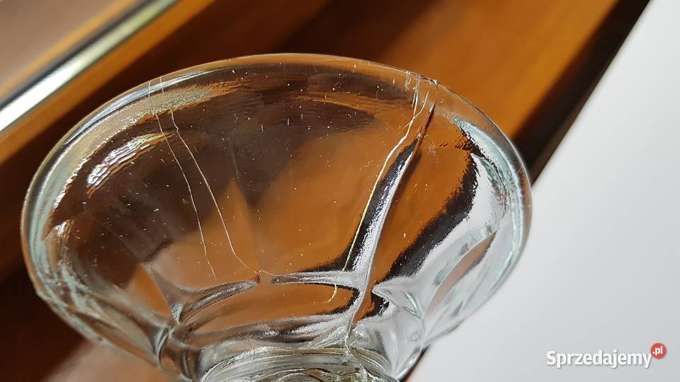 Owocarka Medaliony Ząbkowice szkło PRL Porcelana i szkło śląskie sprzedam