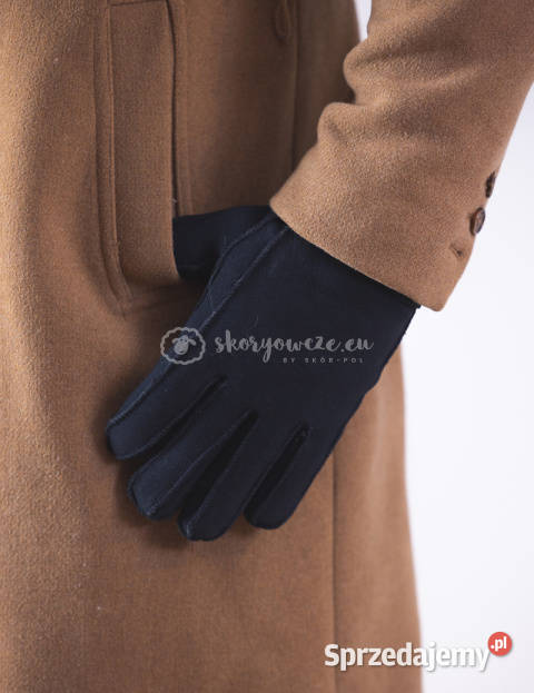 Rękawiczki męskie skórzane ze skóry jagnięcej Pozostałe Szaflary sprzedam