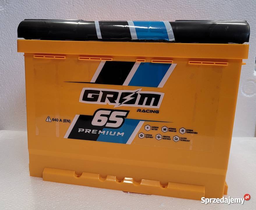 Akumulator Grom Racing 65Ah 640A EN PRAWY PLUS Białystok