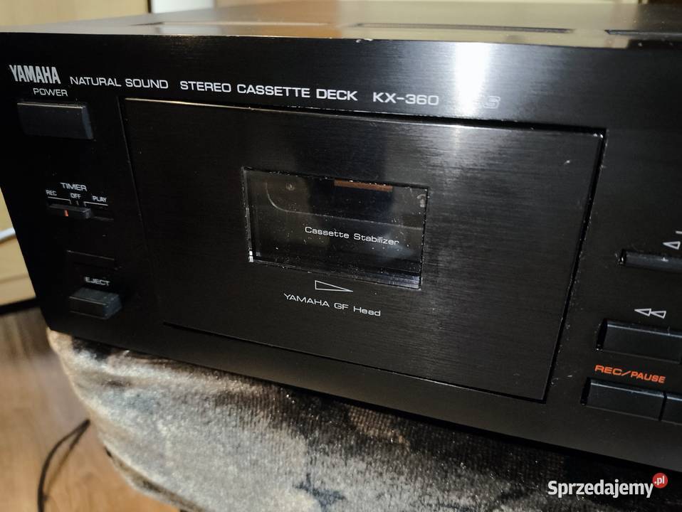 Magnetofon kasetowy Yamaha KX 360 głowica GF 37 Grybów