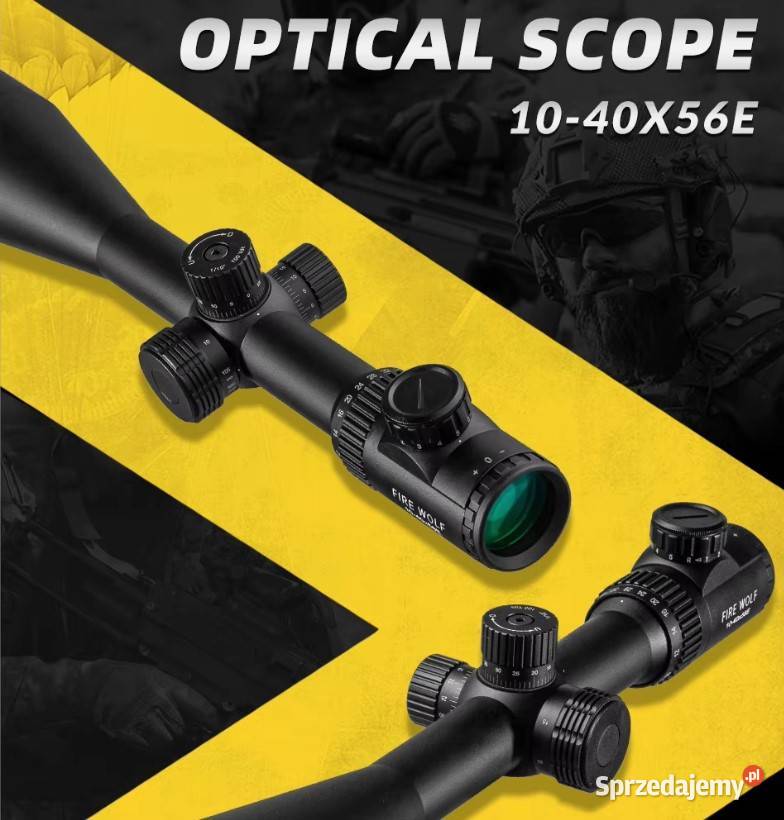 luneta celownicza FIRE WOLF 1040X56 używana Izabelin C