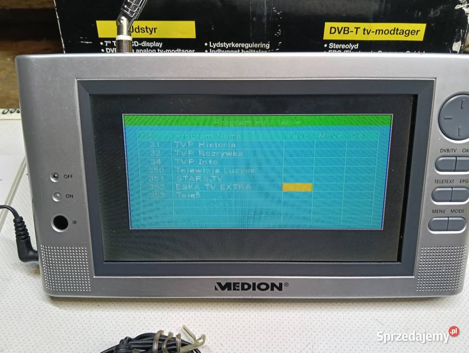 Przenośny telewizor Medion MD30108 Telewizory Drążdżewo Nowe sprzedam