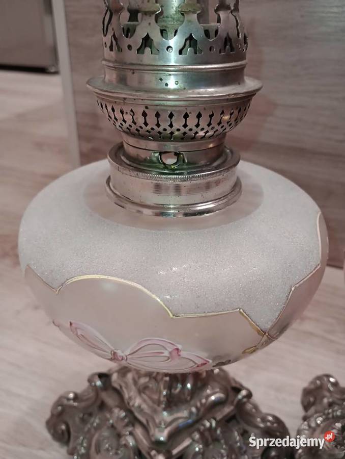 Lampa naftowa Depose 265 przerobiona na prąd śląskie Polska