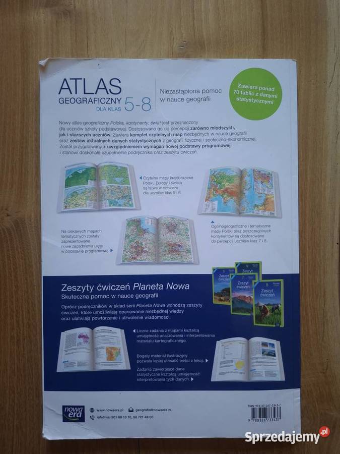 Atlas geograficzny klasa 58