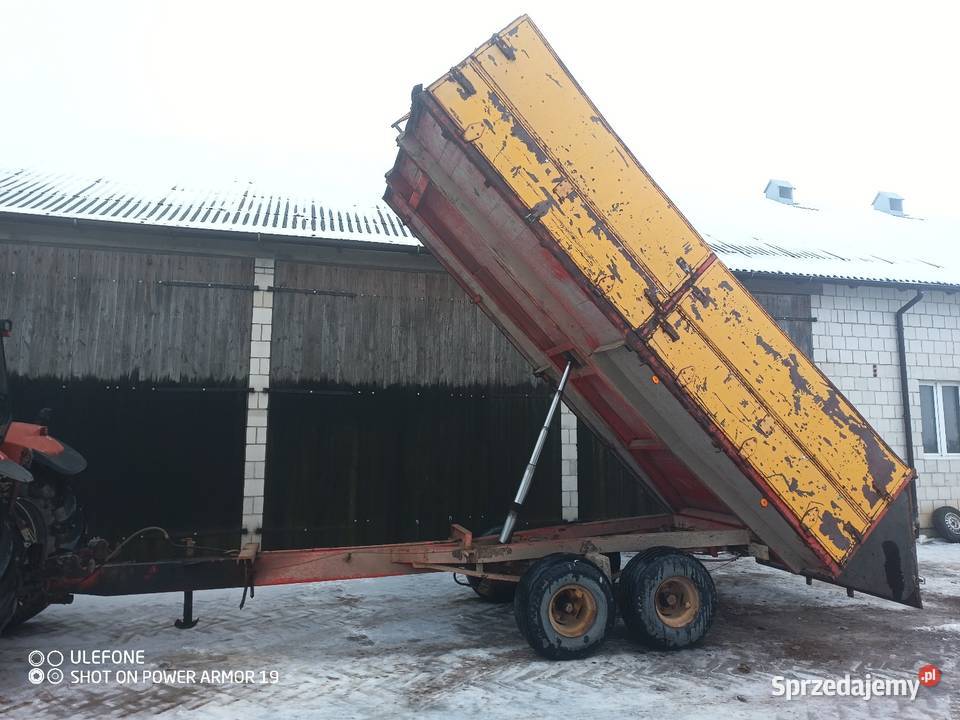 Przyczepa wywrotka tandem 12t bliźniak ze mazowieckie Rostkowo