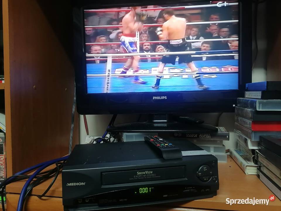 Magnetowid VHS Medion MD 9023 HIFI stereo pilot śląskie Częstochowa sprzedam