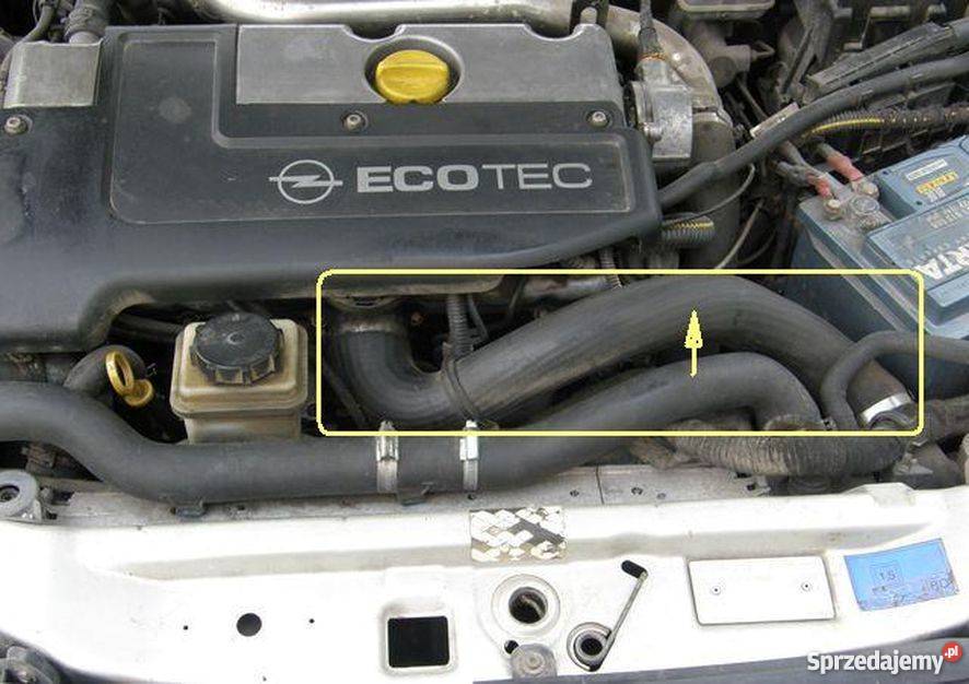 RURA TURBO OPEL VECTRA B 20 22 24444173 09202969 osobowe Bielsko-Biała