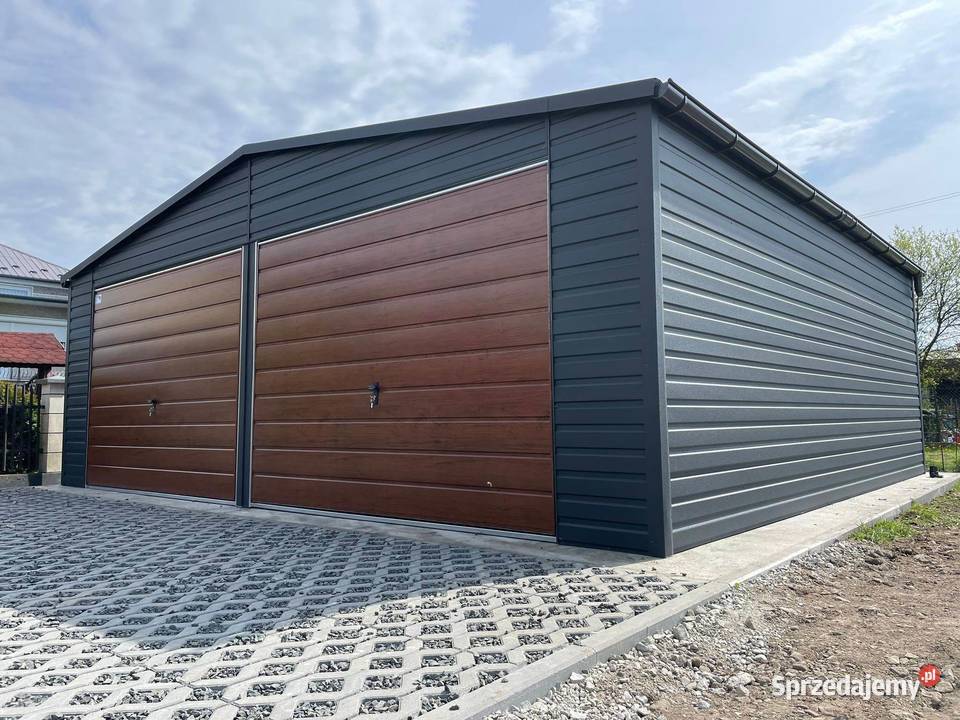 Garaż blaszany 7x6 Wzmocniony Profilami Lublin