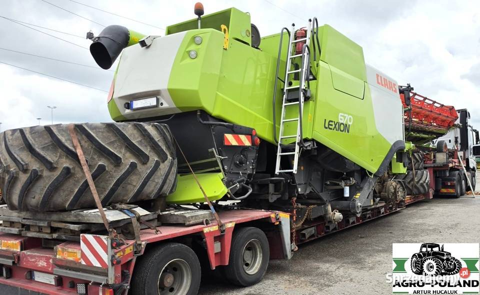 CLAAS LEXION 670 2014 1874 H VARIO 750 Claas dolnośląskie Kudowa-Zdrój sprzedam