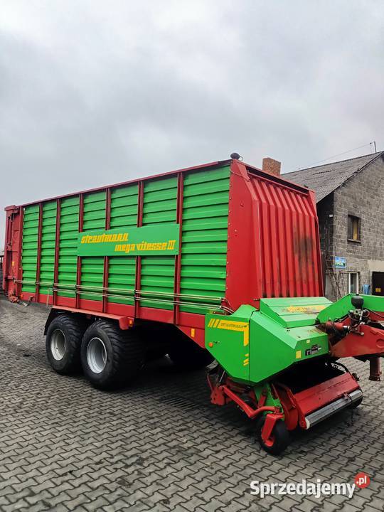 Przyczepa samozbierająca Strautmann mega vitesse śląskie Lędziny