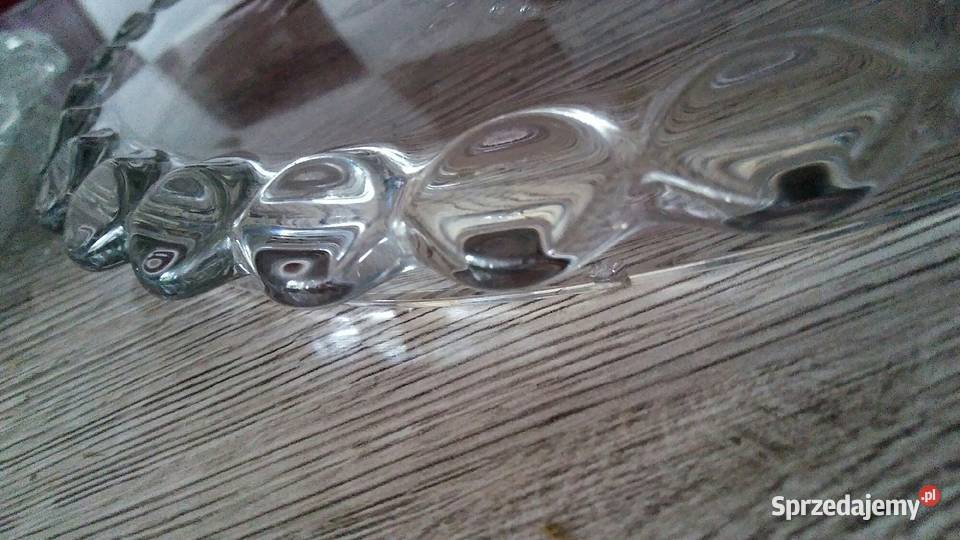 Patera szklana tortowa