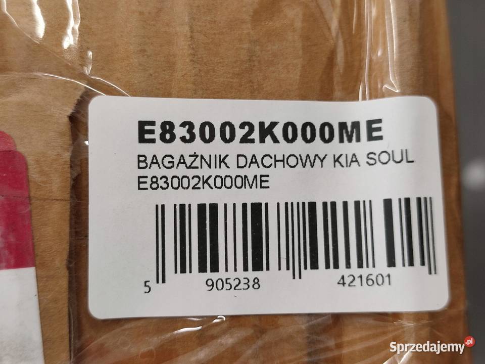 BAGAŻNIK DACHOWY KIA SOUL 2008 E83002K000ME Bagażniki