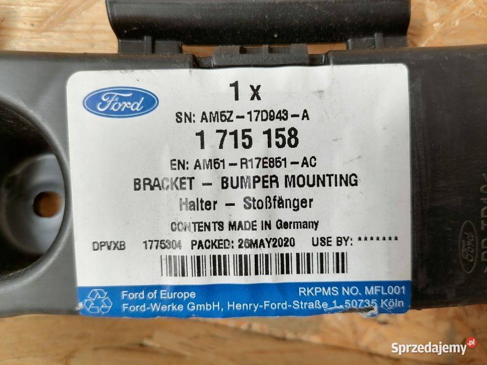 FORD C ŚLIZG ZDERZAK LEWY TYŁ AM51R17E851AC Pleszew