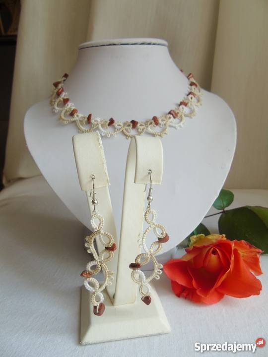 Biżuteria Frywolitkowa małopolskie Wiśniowa