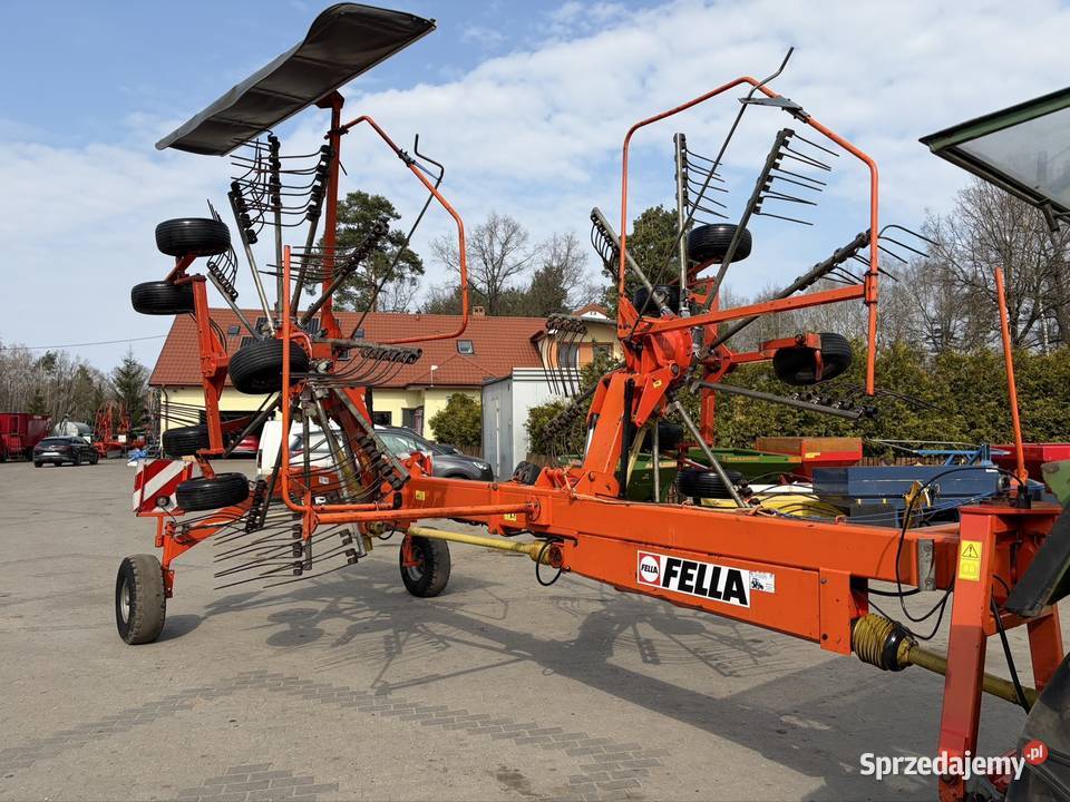 Zgrabiarka 2 karuzelowa Fella TS 1401 do boku Myszyniec