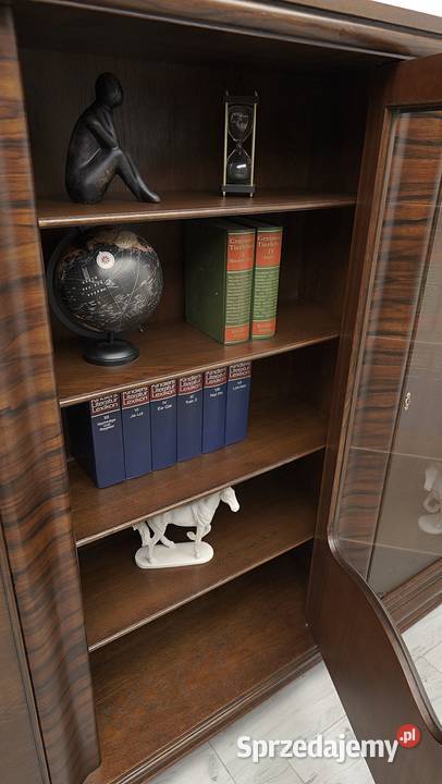 Antyk Biblioteka z lat 30tych renowacji 176cm Jerka