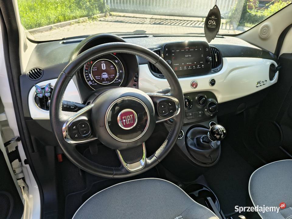 Fiat 500 bezwypadkowy wersja Lounge stan gniazdo AUX kujawsko-pomorskie Toruń